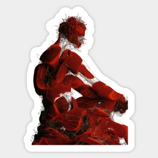 RED STRANGER Sticker